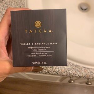 Tatcha essence and violet-c radiance mask!